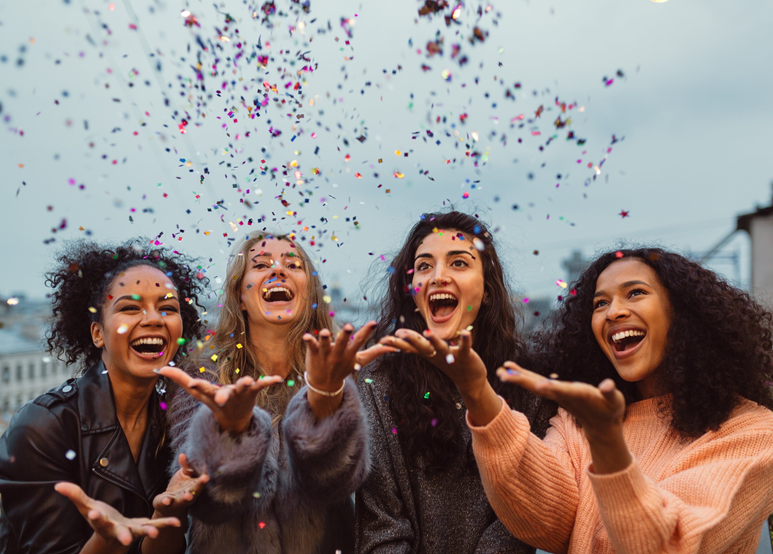 Group Of Woman Having Fun